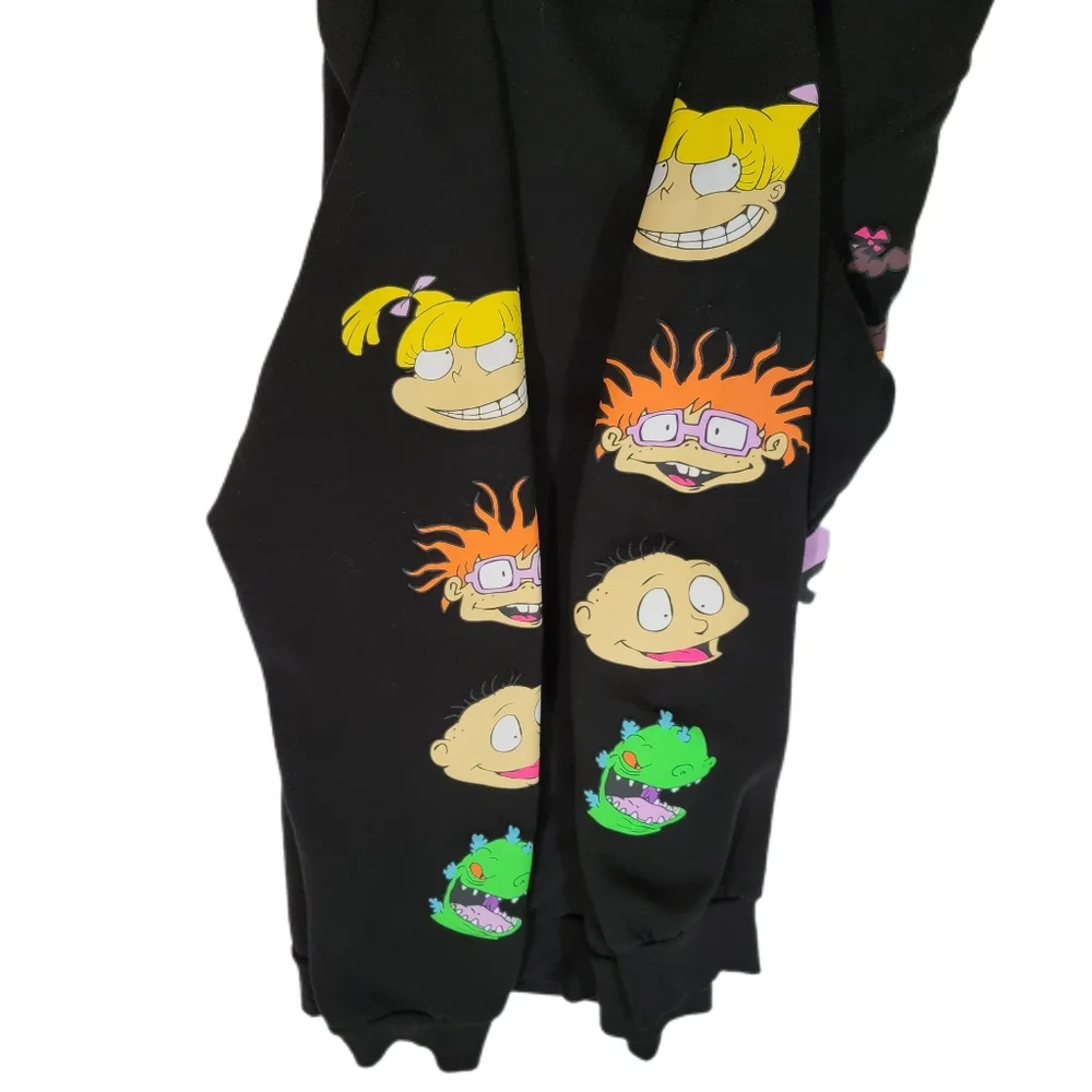 Nickelodeon Long Sleeve Shirt Black Large 11-13 or Women's Medium - Picture 4 of 6